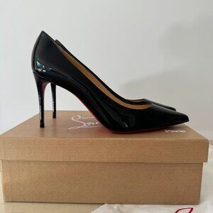 *NEW* Christian Louboutin KATE Pointe Toe Patent Leather Pump 39EU